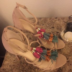 Saks Fifth Avenue nude heels
